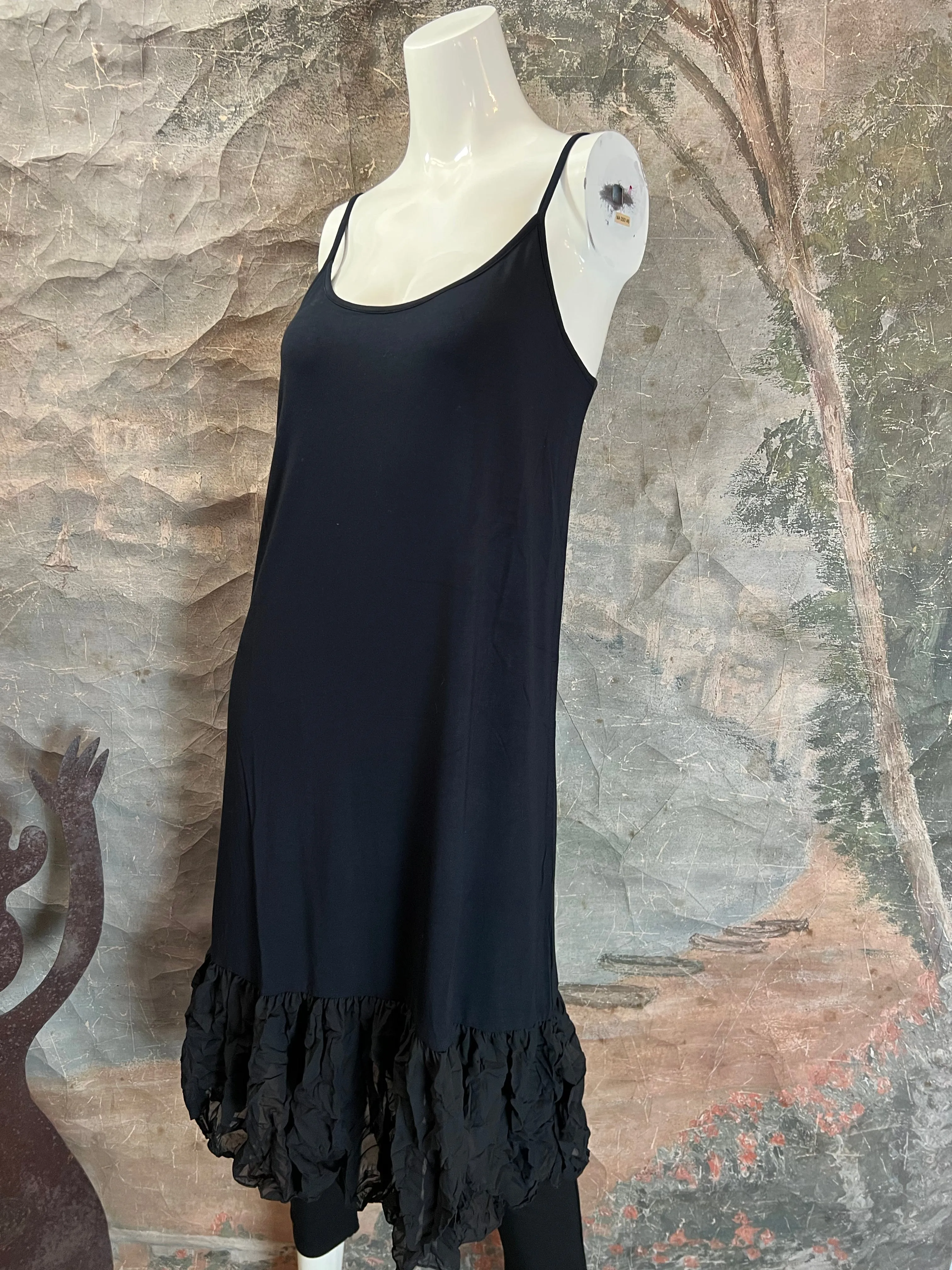 ALD-02 IYD Slip Dress-Black