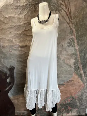 ALD-02 IYD Slip Dress-White