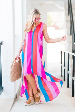 Buddy Love: Sunny Days Campbell Carousel Striped Dress