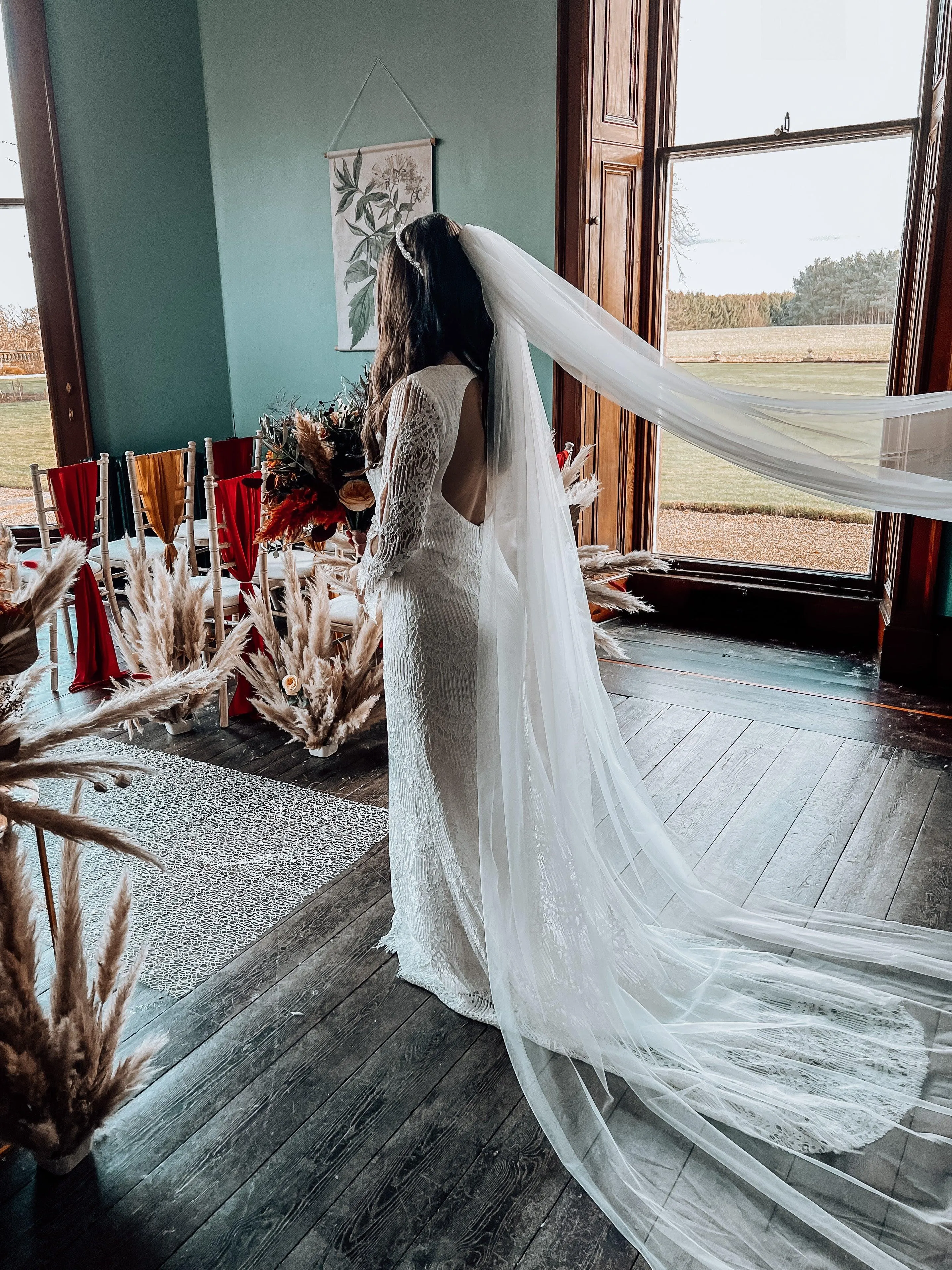 Cathedral Wedding Veil Two Tier