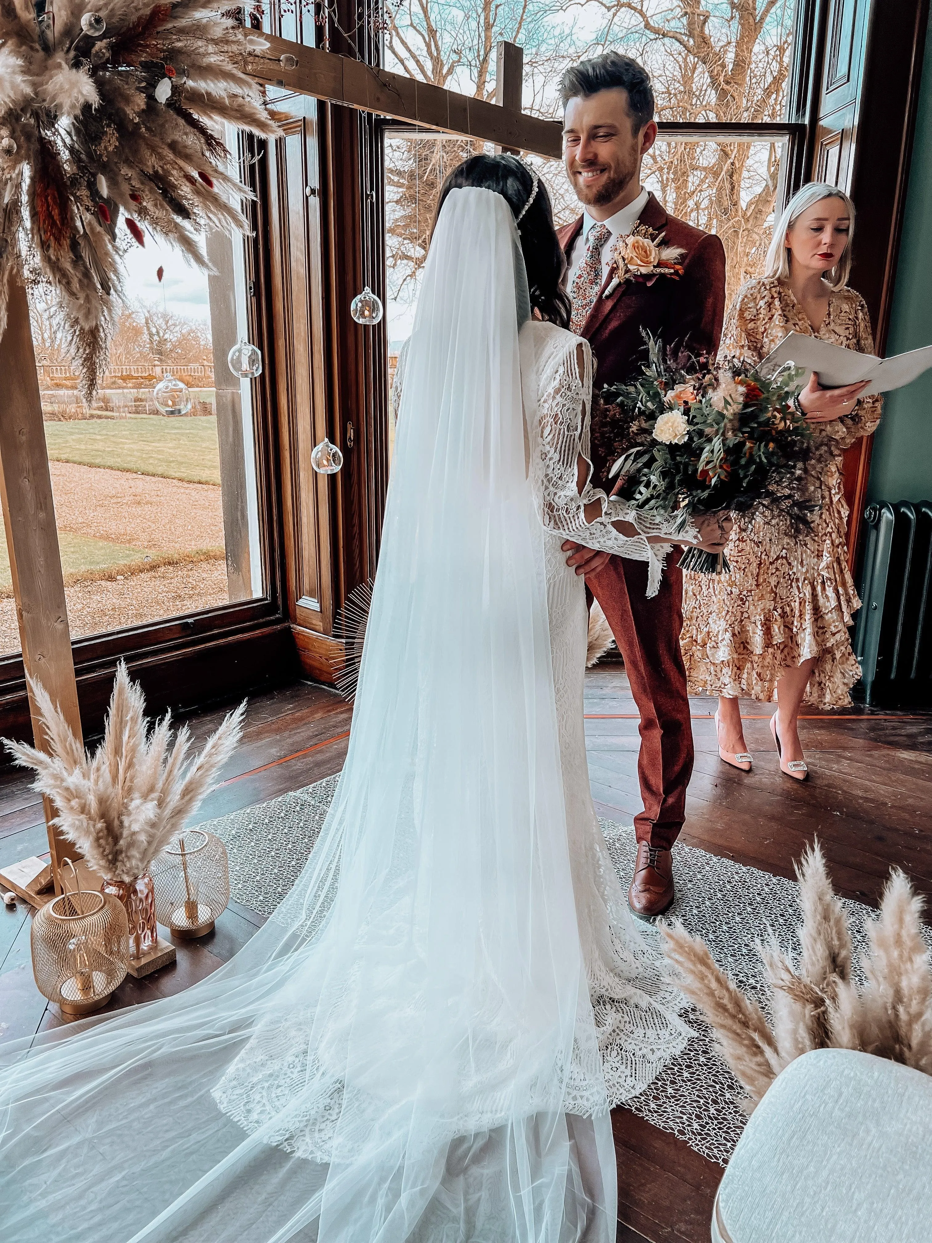 Cathedral Wedding Veil Two Tier