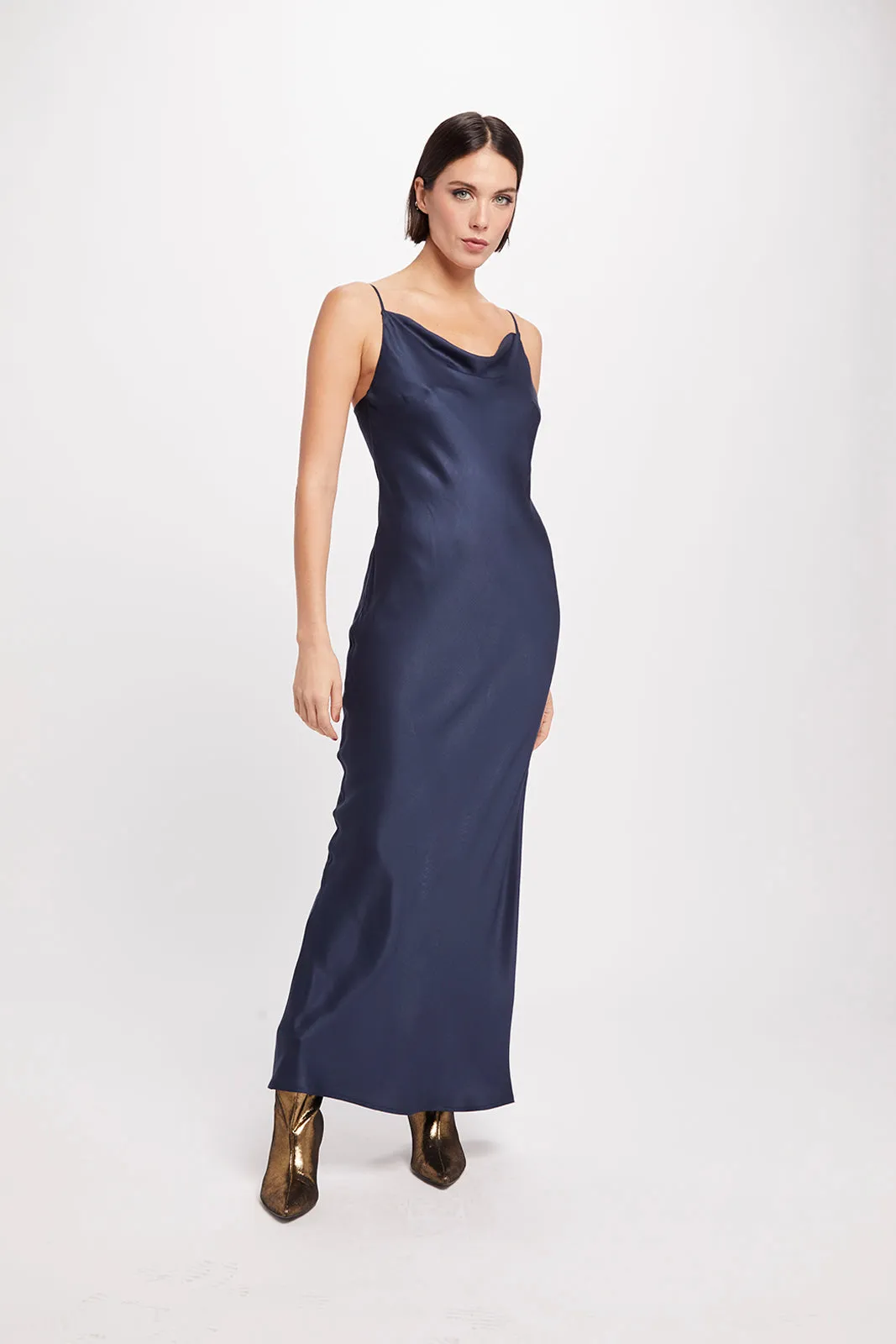 Cowl Neck Gown