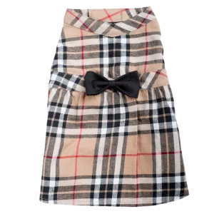 Dress | Bias Plaid Tan