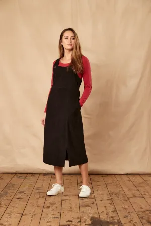 Dungarees Dress with Split