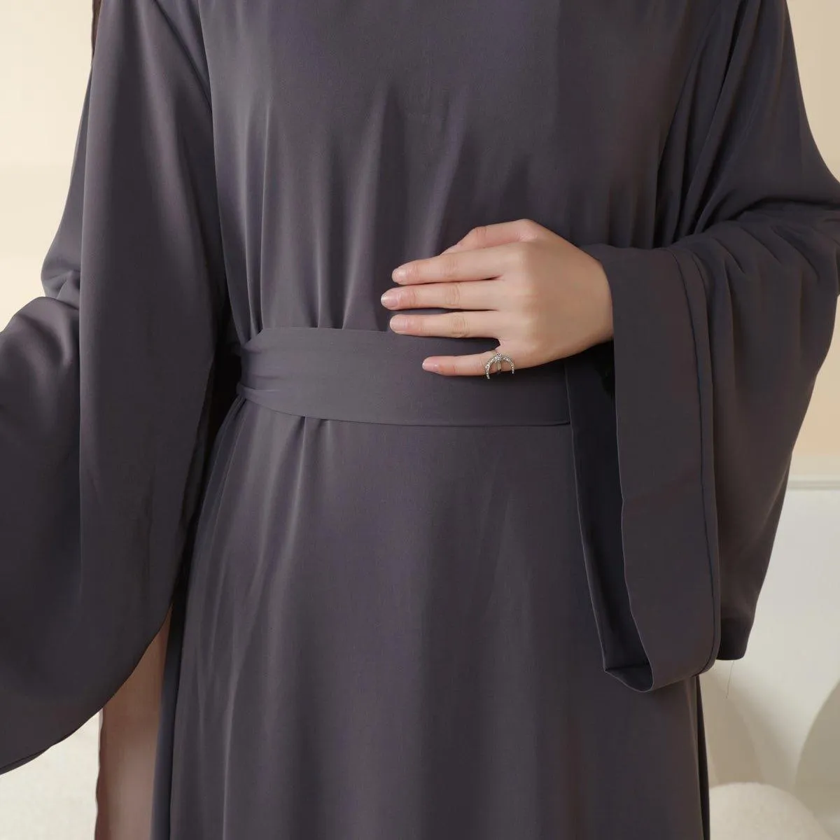 Essential Soft Nidha Plain Abaya (MA005)