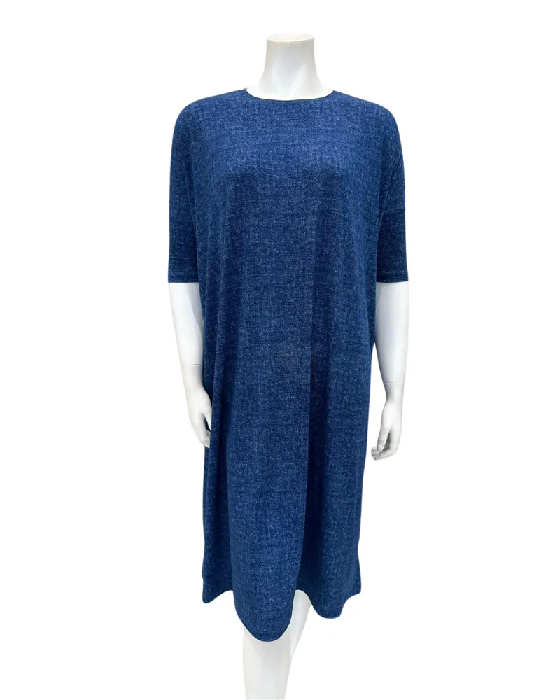 Jackie O'Loungewear Blue Denim Swim Cover Up Dress