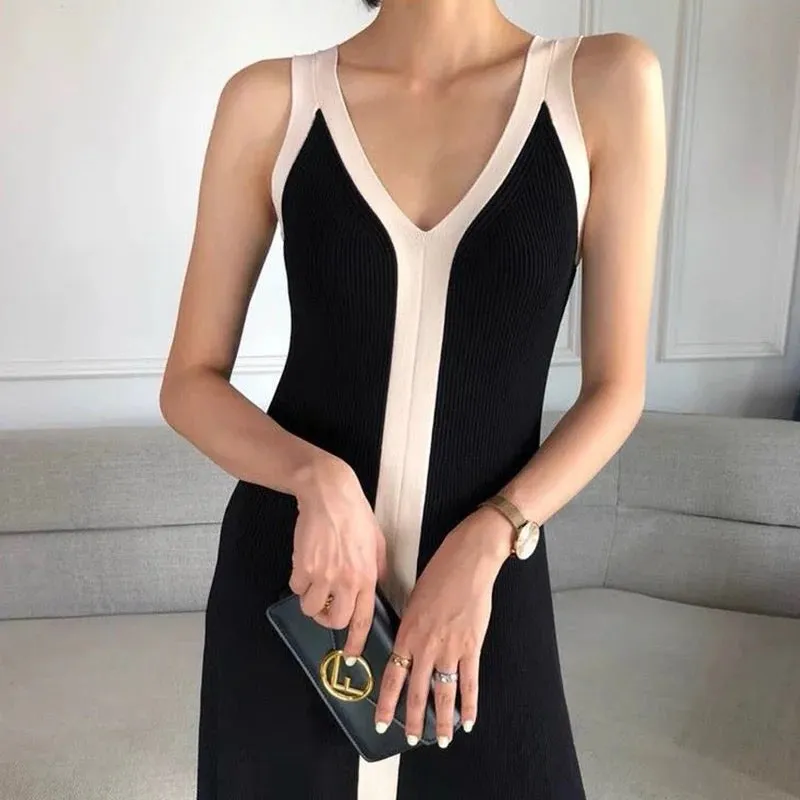 Jaden Soft Knit Dress in Black