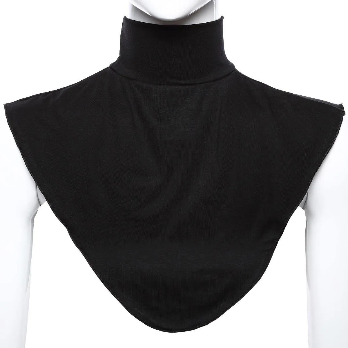 Luxurious Milk Silk Neck Cover - Black