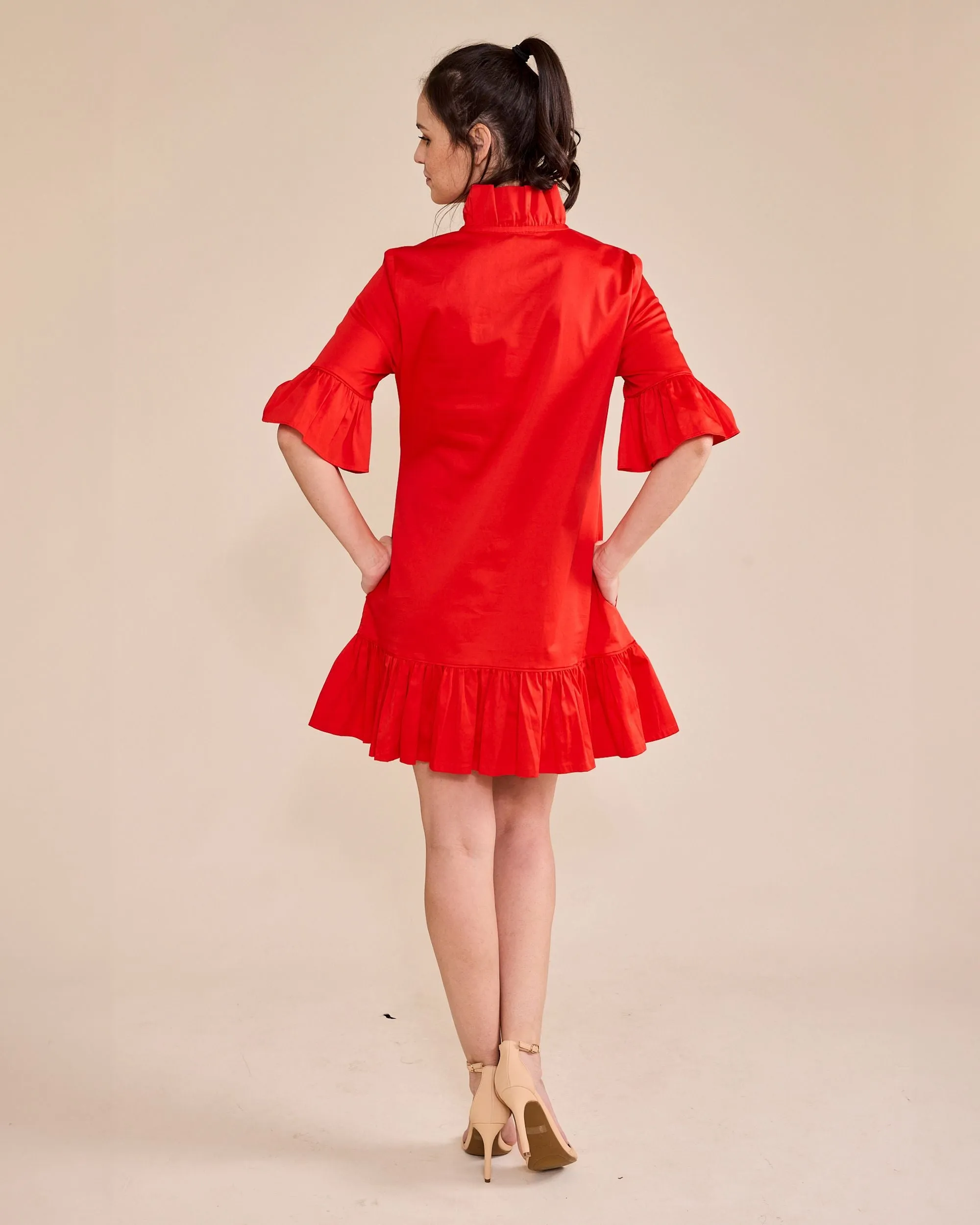 Mary Dress | Parisian Red