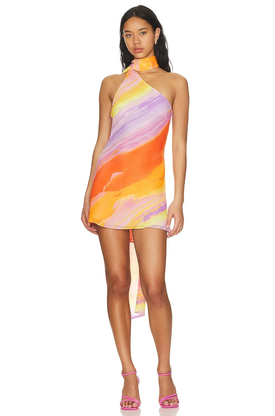 Mini dress For Love & Lemons Sunny, color Multi