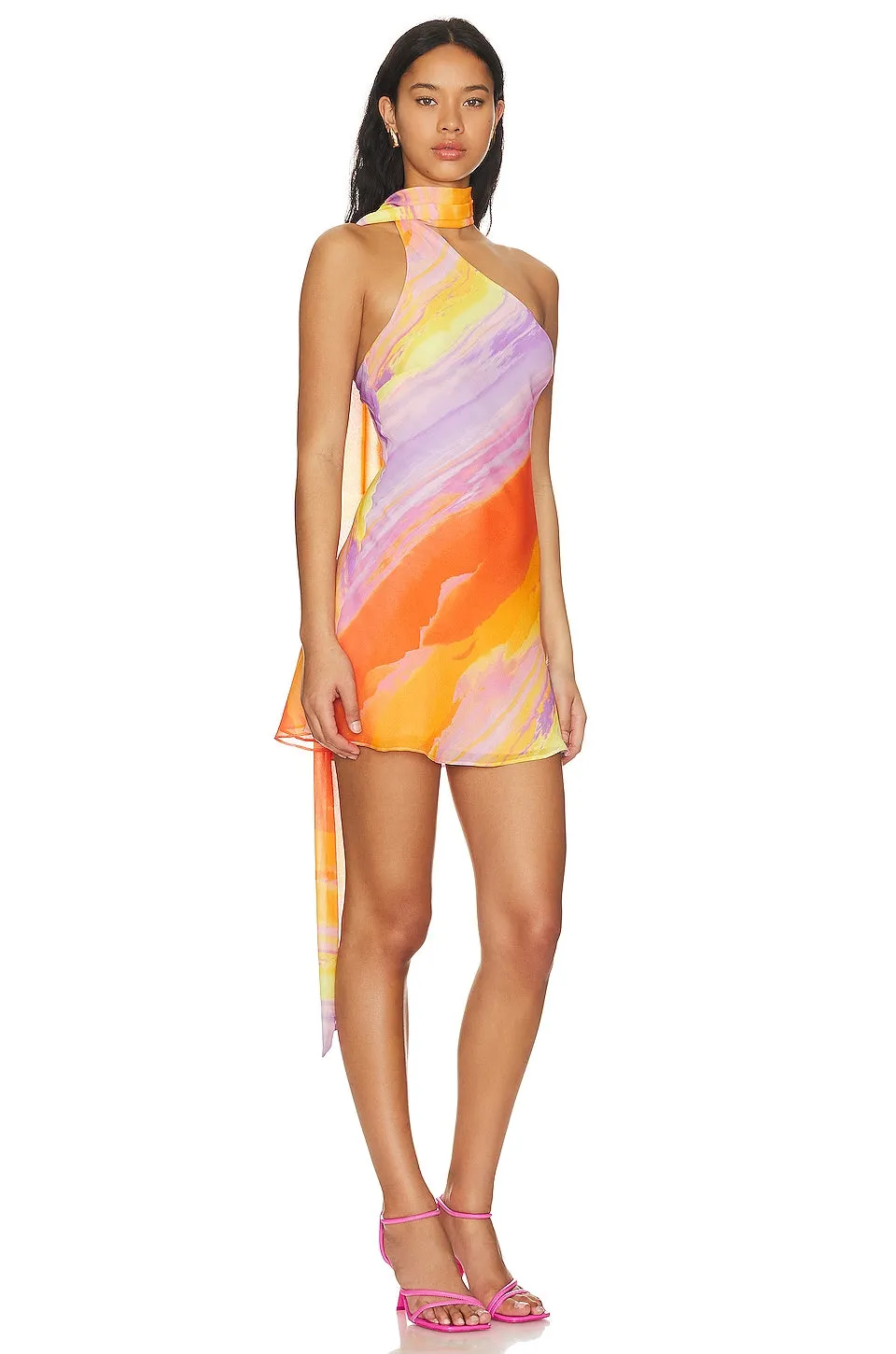 Mini dress For Love & Lemons Sunny, color Multi