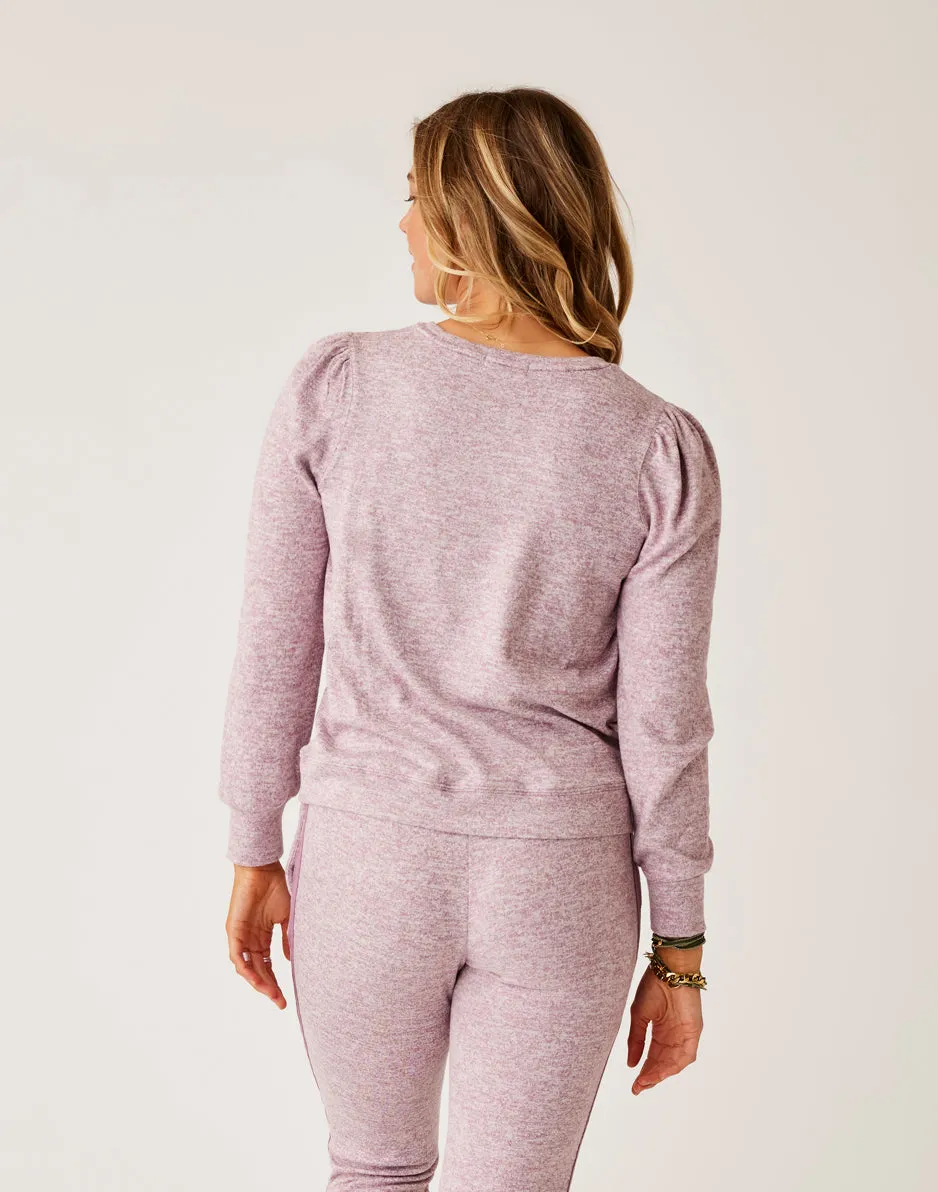 Naomi Sweatshirt: Orchid