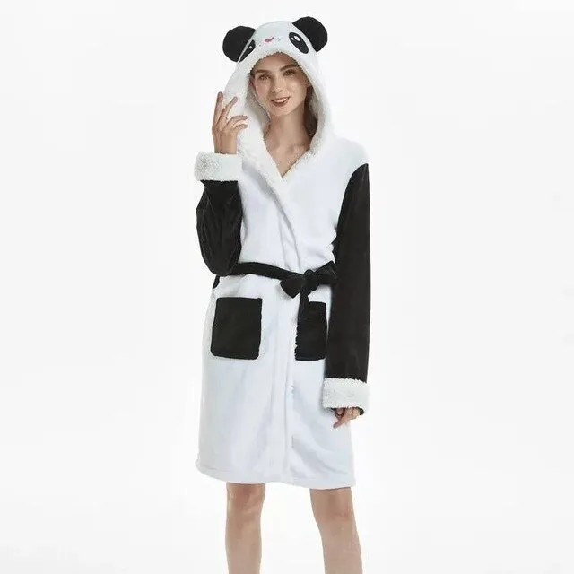 Panda Bear Bathrobe<br>Panda Bathdress