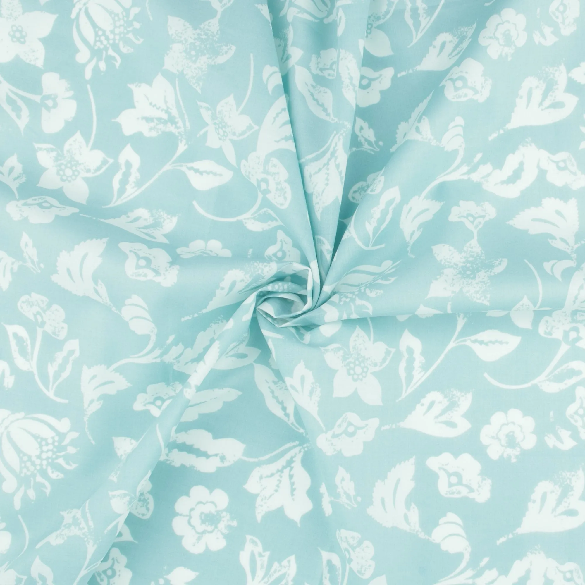 Printed Voile - SILVIA - 031 - Light Blue