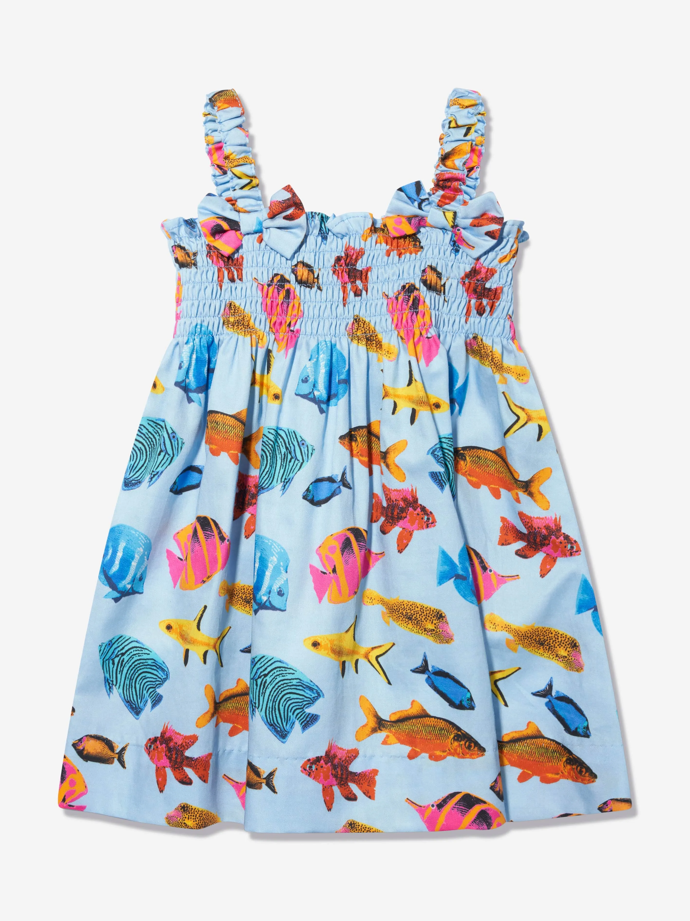 Rachel Riley Girls Tropical Fish Sundress in Multicolour