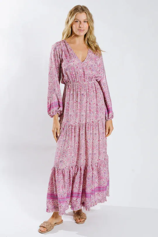 Raga Moulika Longsleeve Maxi - Lilac