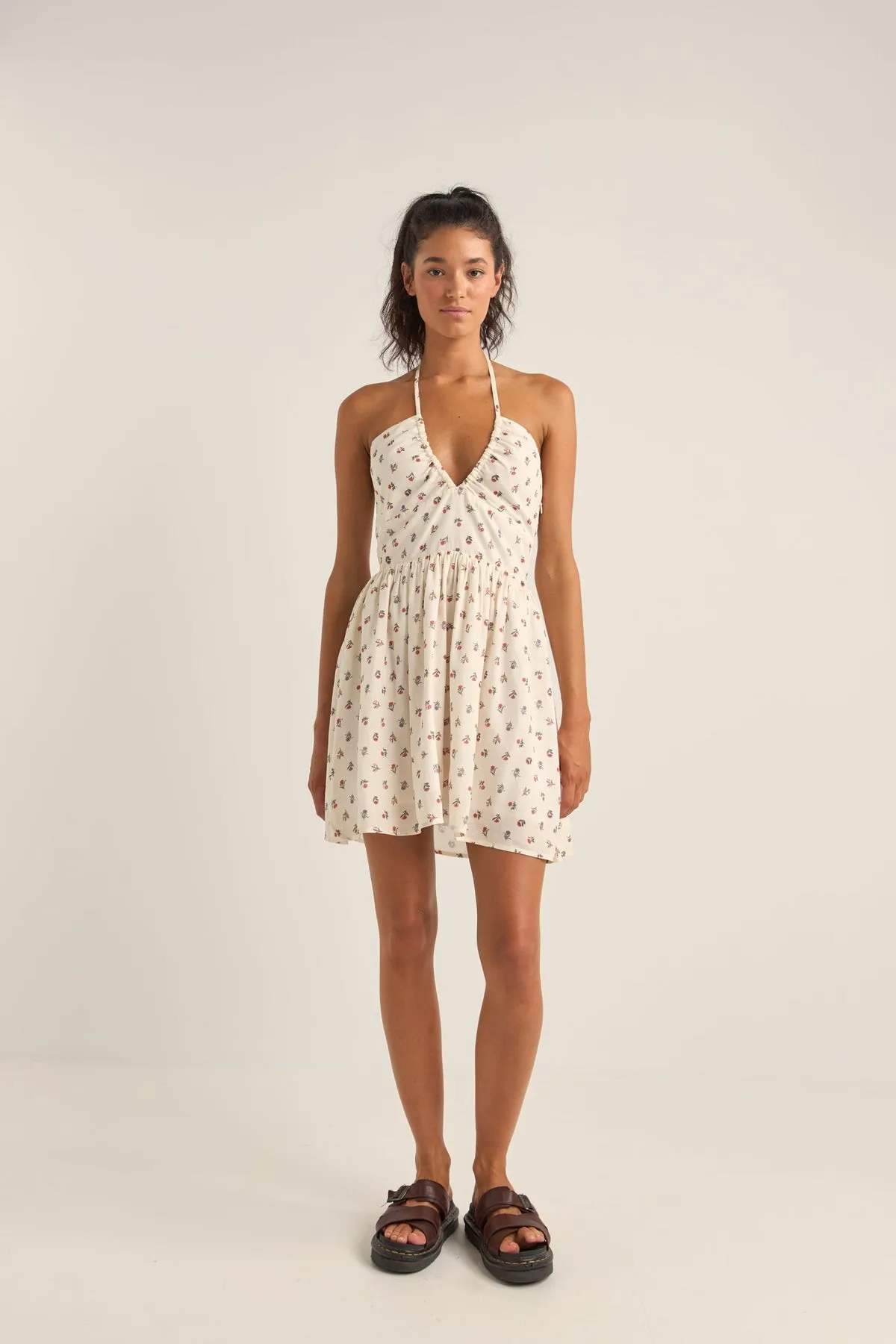 RHYTHM Harper Halter Mini Dress