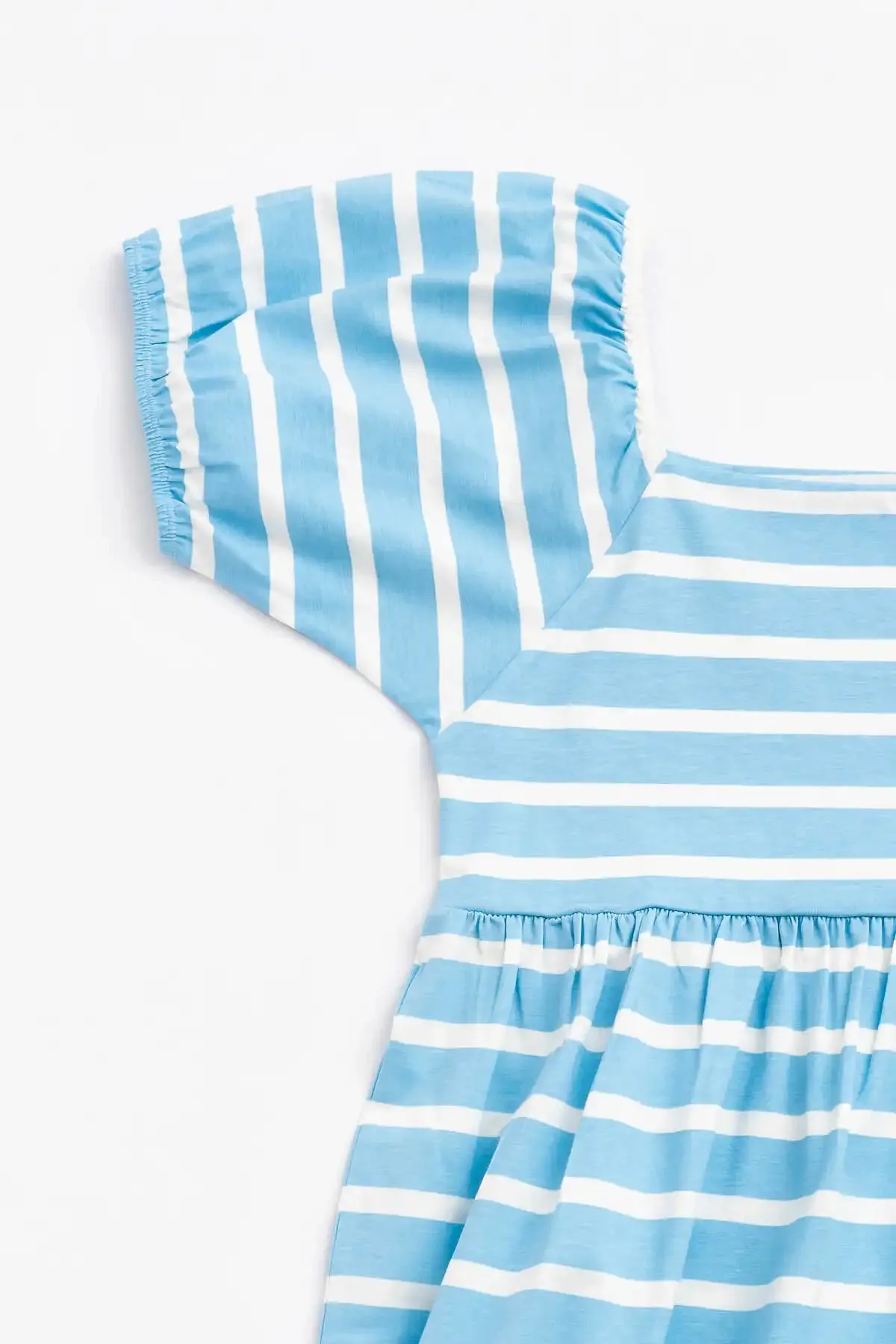 SALE - Adult Organic Life of the Party Dress_Bold Blue Stripes