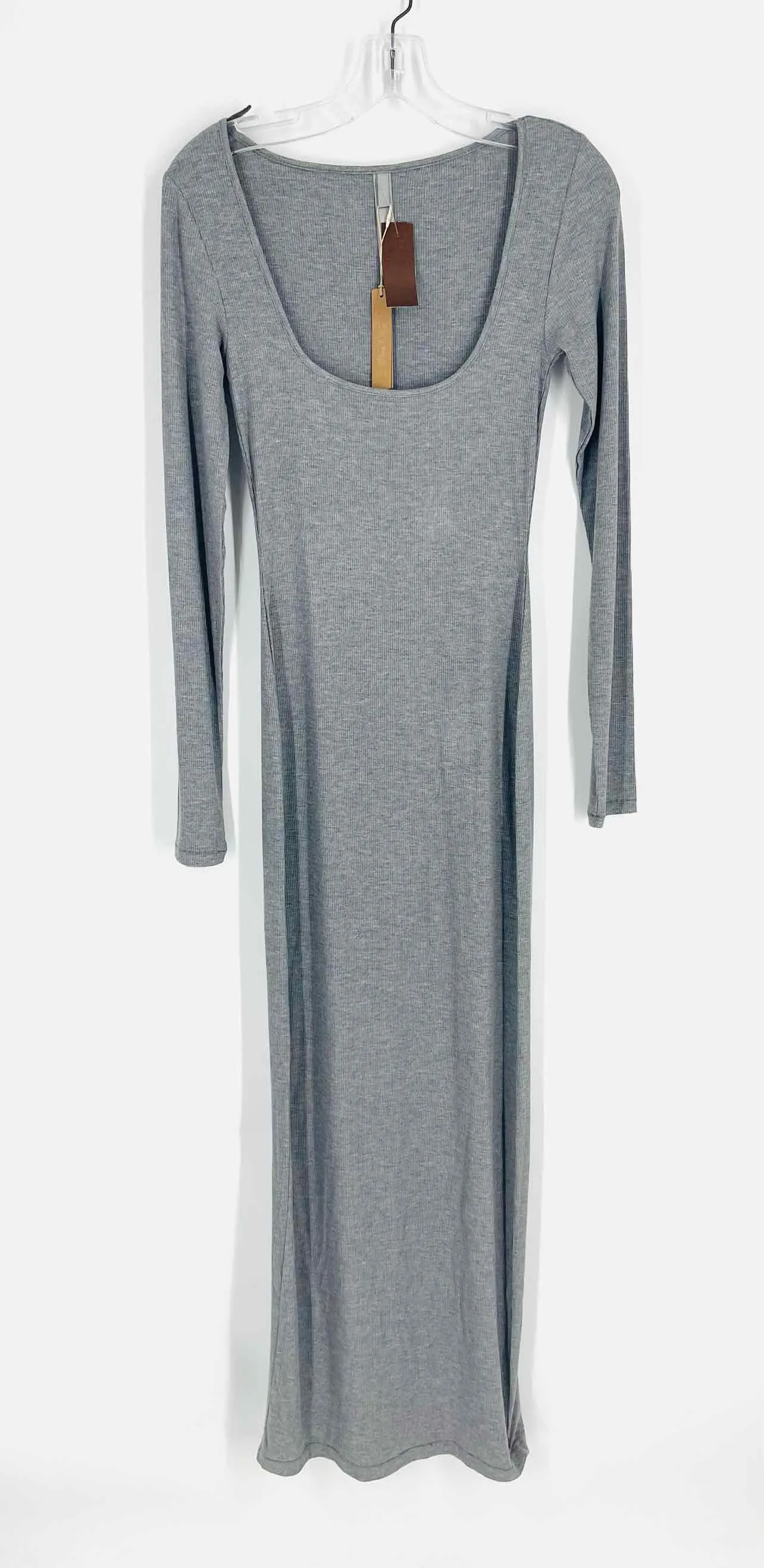 Skims Size M Heather Gray Ribbed Maxi NEW Dresses Dress