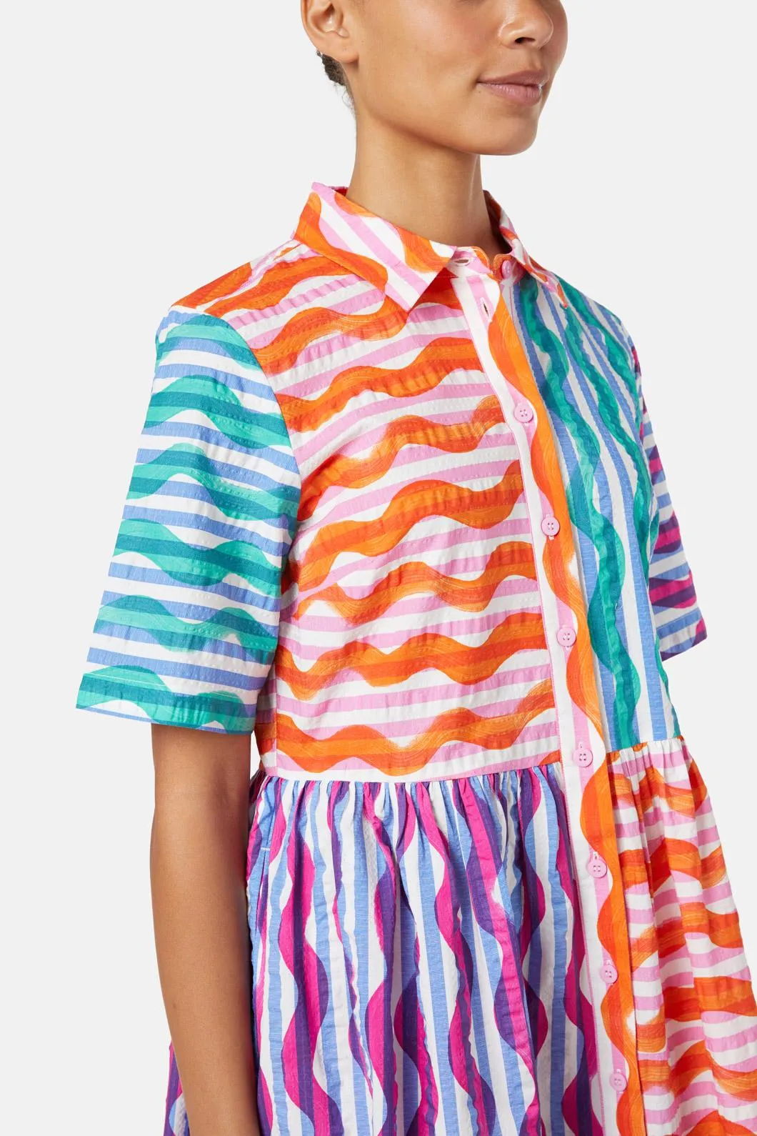 Squiggle Stripe Dress