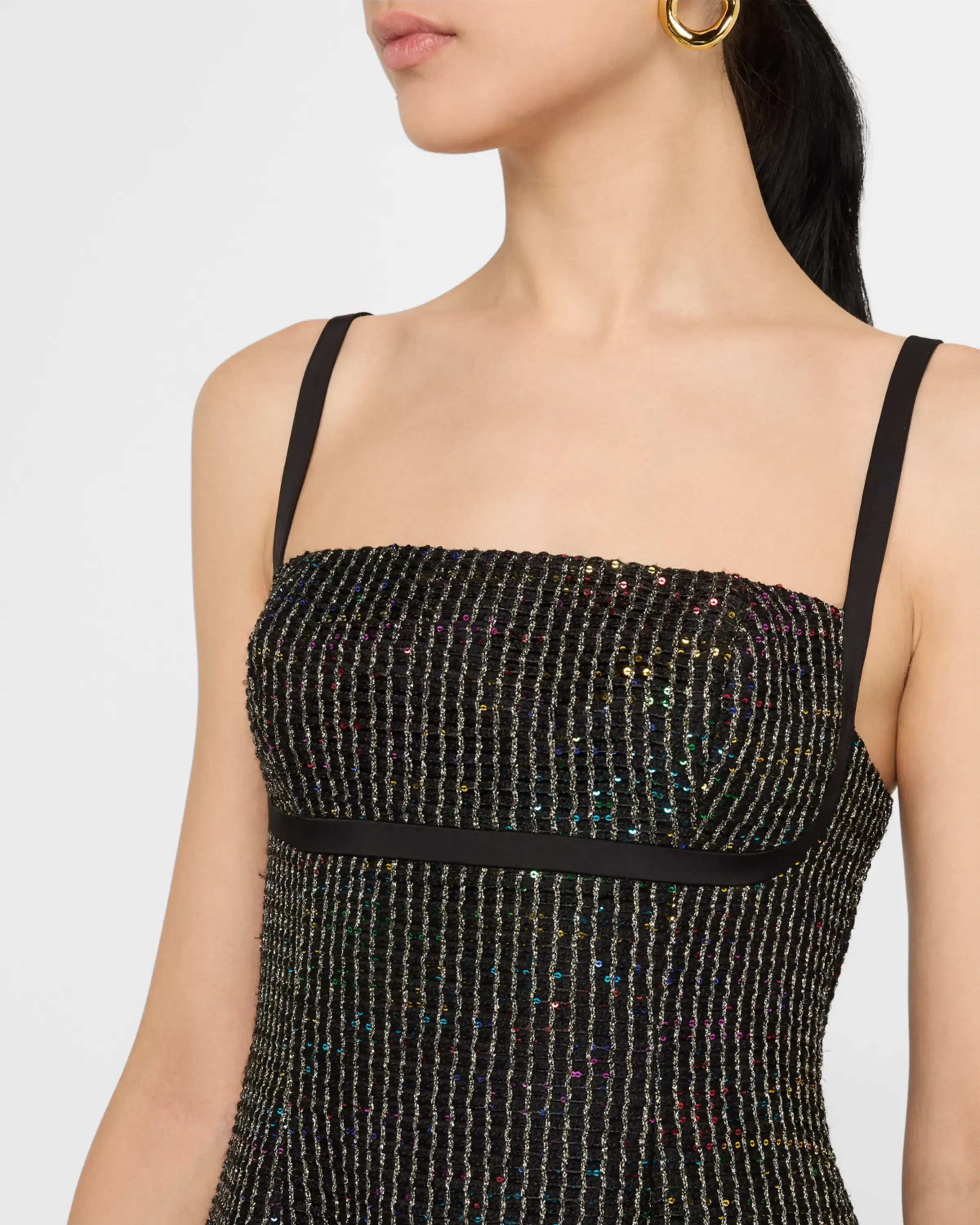 Stella Sequin Mesh Gown