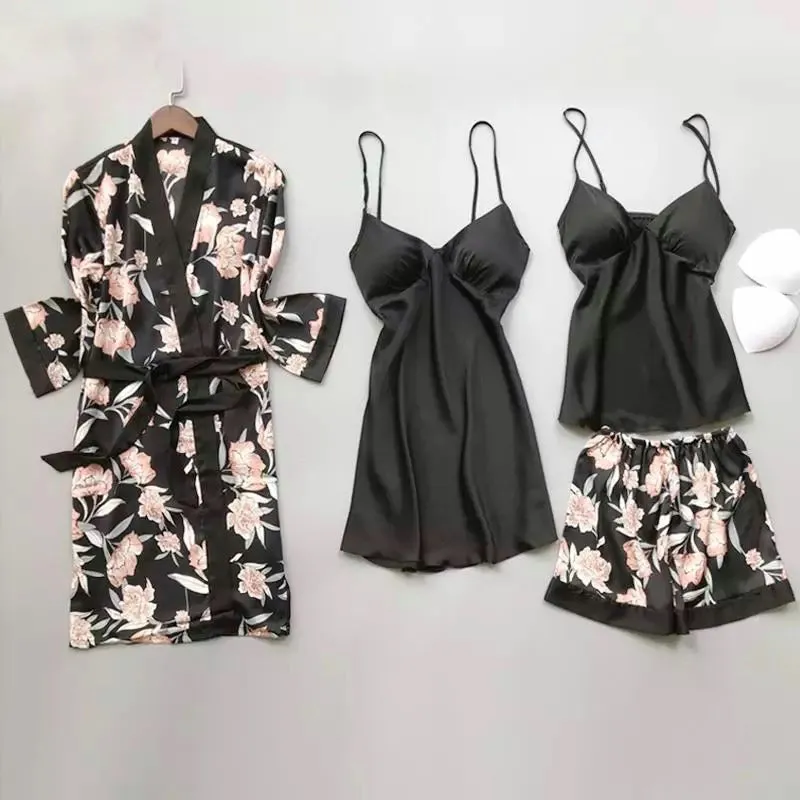 The Luxurious 3 Piece Nightdress Set Women