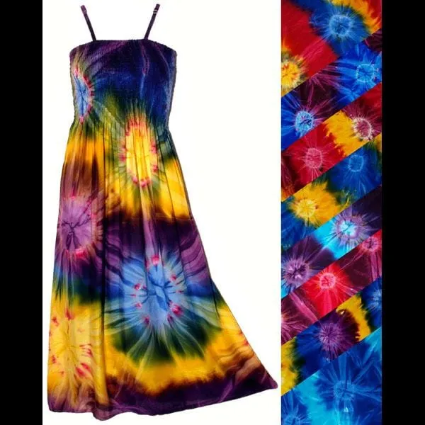 Tie-Dye Sarong Dress