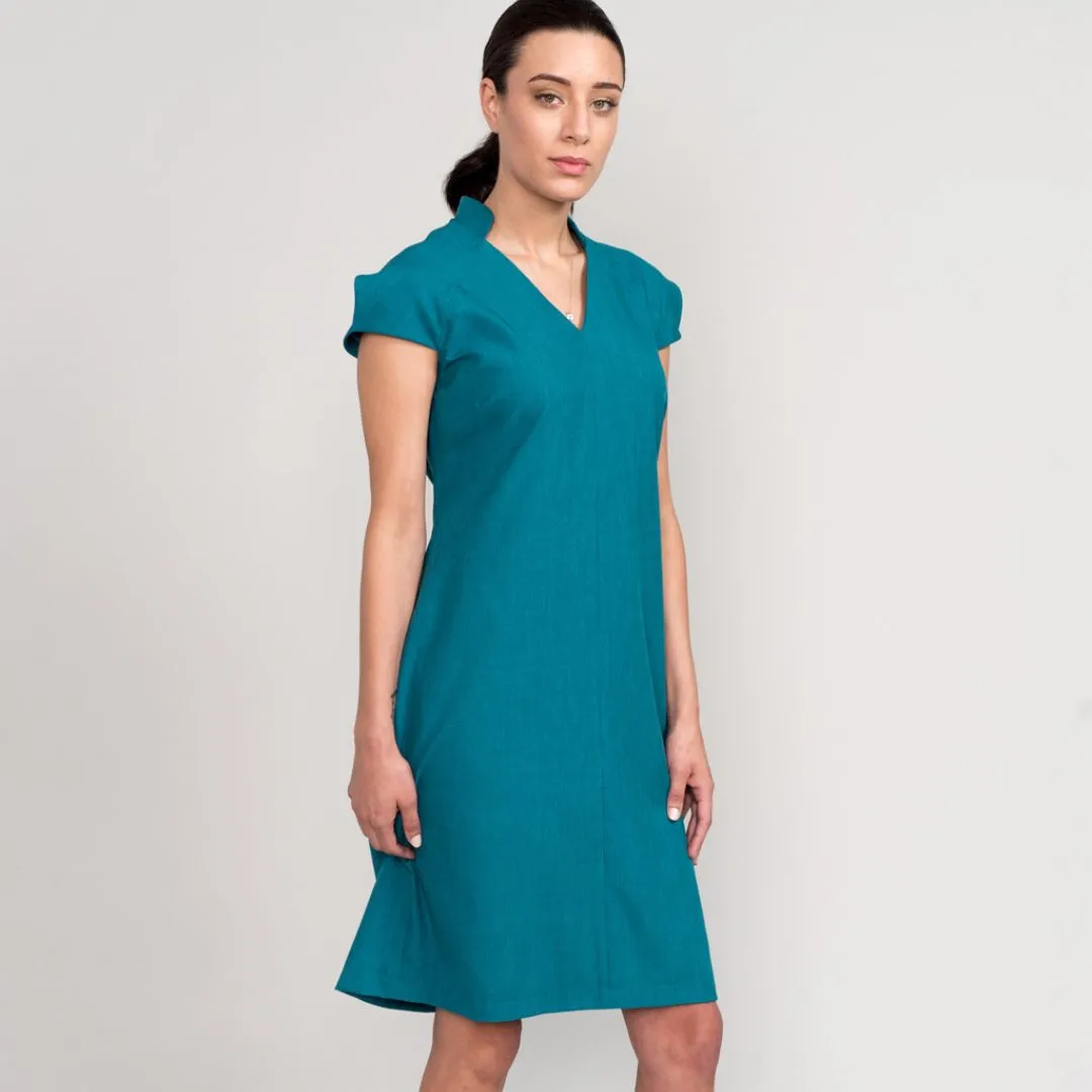 V-Neck Slim Dress