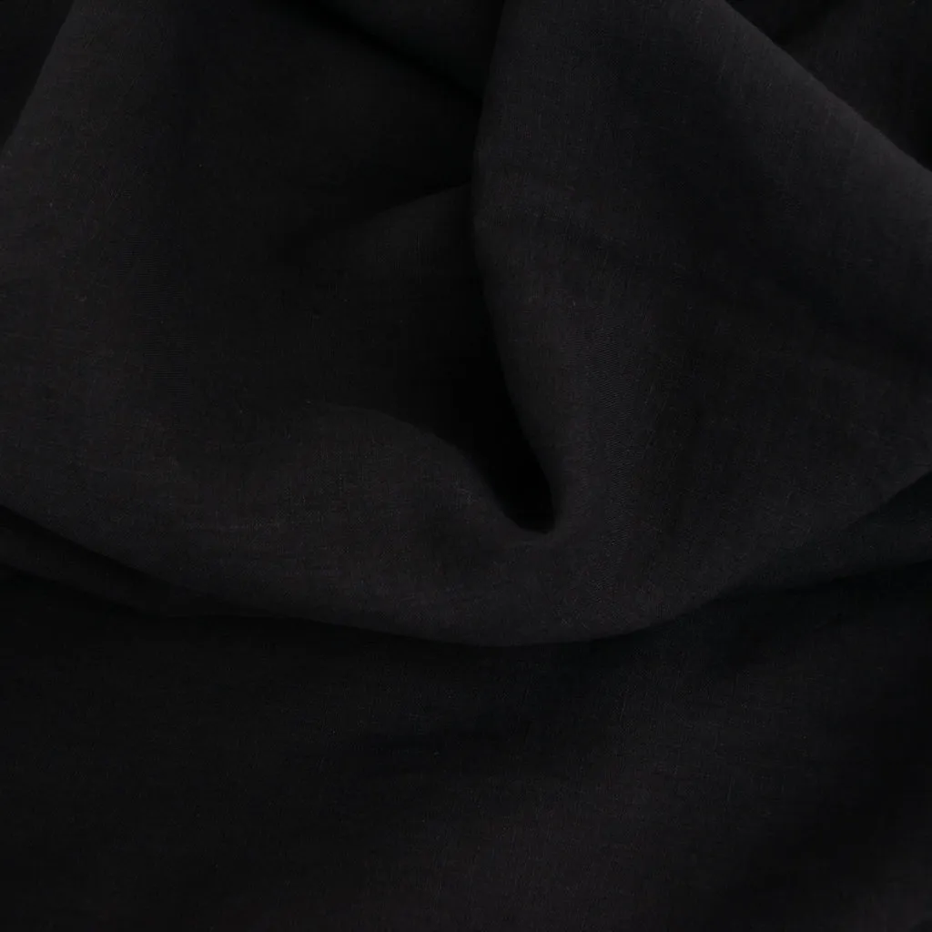 Washed Linen - Black