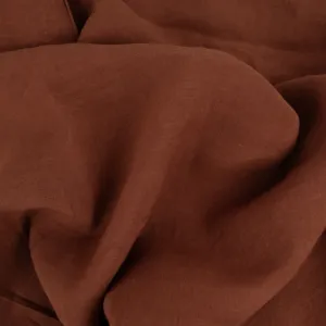 Washed Linen - Rust